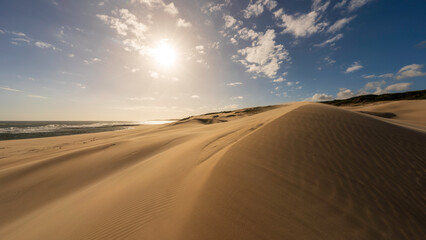 Evening walk at Sardinia Bay Beach, Port Elizabeth, South Africa