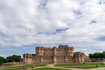 Coca Castle (15th century). Segovia, Castile and Leon, Spain.