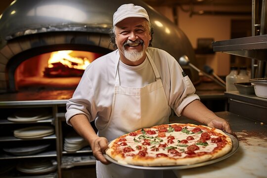 third generation pizza maker who has dedicated himself to his job