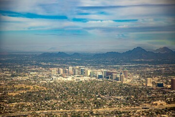Tall buildings in downtown Phoenix Arizona