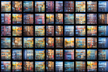 Night view of New York City - Generative AI