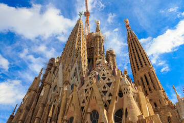 Sagrada Familia basilica in Barcelona, Catalonia, Spain