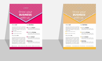 Minimalist Business Flyer template.