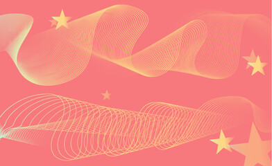 fala, ilustracja, gradient, ruch, abstrakcja, przejście kolor, jasne, wave, illustration, movement, abstract, color transition, ligt, bright, clear © Wiktoria
