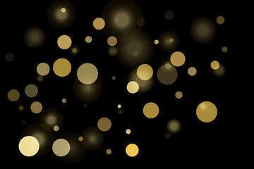 Gold glitter confetti, great design for any purpose. Party decor.