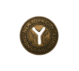 New York City Transit Authority Coin Transparent png 