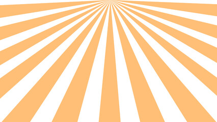 Rays white and orange as background