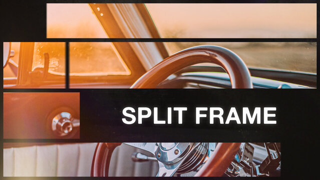 Retro Split Frame Slideshow