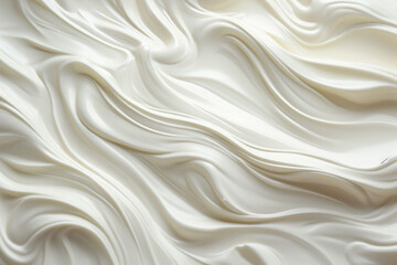 Whirling milk cream. Splashing milk texture. AI generated