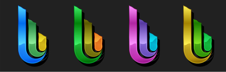 Industrial Logo Business Design, Hi tech infinity logotype, Business logo icon design template elements, Vector illustration