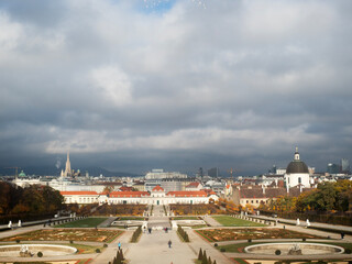 View of the park in front of the Lower Belvedere Palace - 633149820