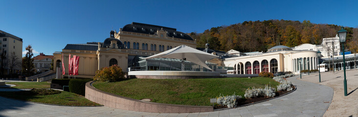 Casino Baden with poker, blackjack and roulette tables, restaurant, conference and event centre, Austria - 633150005