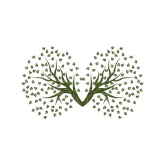 Tree Logo Design, Playground Vector, Education Tree Icon