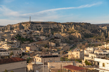 Obraz premium Goreme Town in Cappadocia