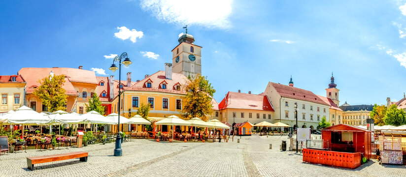 Gro&szlig;er Ring, Sibiu, Hermannstadt, Rum&auml;nien 