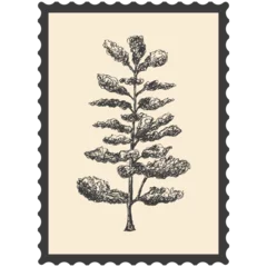  Postage stamp with trees. © gala