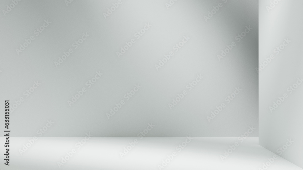 Poster abstract blank gray empty room corner and spotlight shadows, empty gray room copy space background