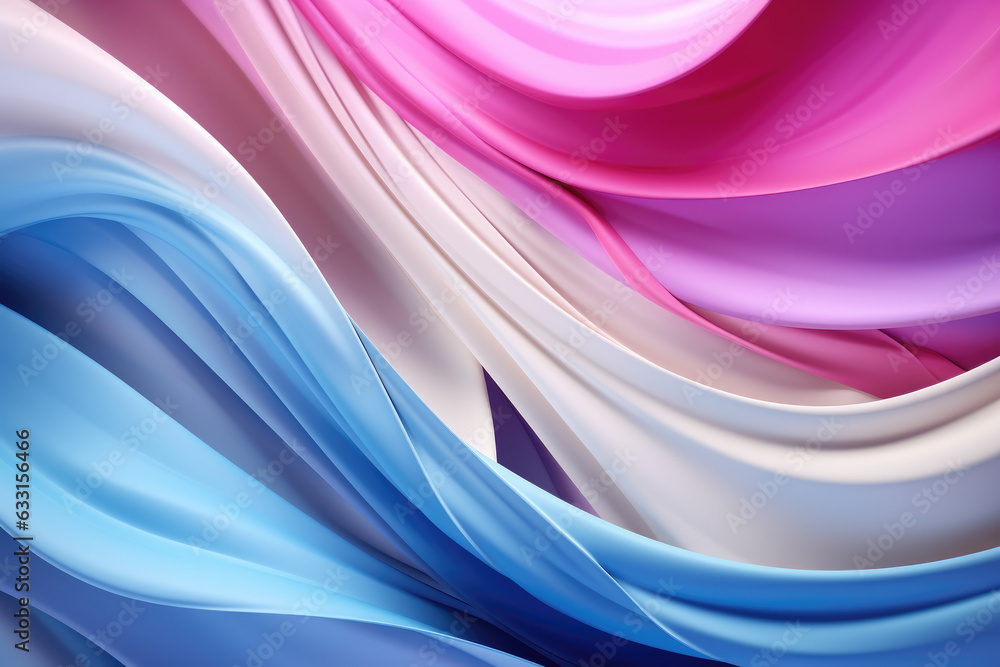 Poster captivating wallpaper showcasing an abstract background with a harmonious blend of blue and pink col