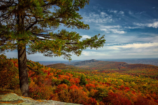 Autumn colors in Minnewaska State Park