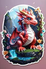 sticker dragon