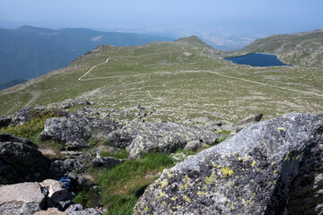 Landscape of Rila Mountain near Kalin peaks, Bulgaria