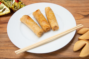 Food in display for the photo shoot in Tokyo, Japan. Nowadays in 2023, people rely on the food delivery service
