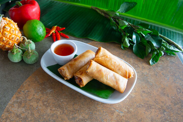 Food in display for the photo shoot in Tokyo, Japan. Nowadays in 2023, people rely on the food delivery service