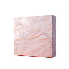 Marble slab on transparent background