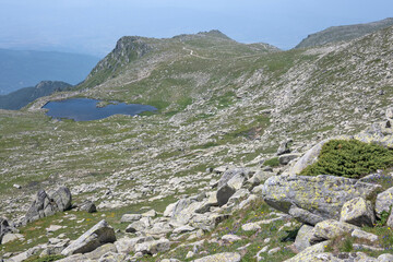 Landscape of Rila Mountain near Kalin peaks, Bulgaria