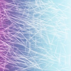 White flashing chaotic lines in movement on blue gradient background, seamless loop. Breathtaking shooting stars during meteoric shower