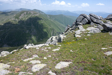 Landscape of Rila Mountain near Kalin peaks, Bulgaria