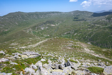 Landscape of Rila Mountain near Kalin peaks, Bulgaria