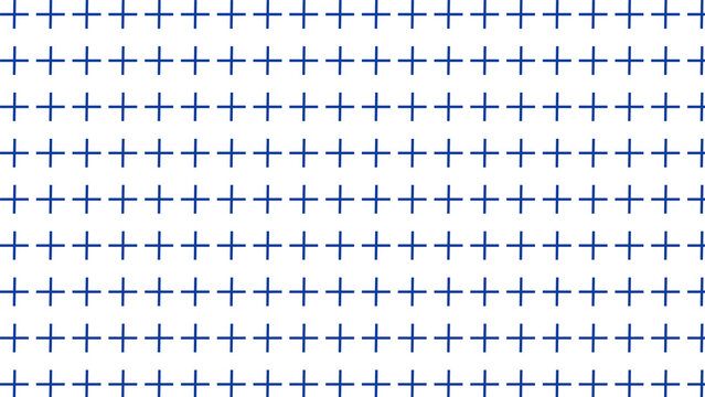 Cruces Azules en Patr&oacute;n Geom&eacute;trico 