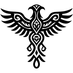 Tribal eagle design