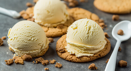 Delicious chocolate chip cookies on a plate