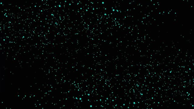 Background of a blue galaxy in the night sky. 3D image. Shiny confetti in shades of blue, cyan, and turquoise. little, glittery components that are dispersed. sporadic stellar