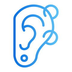 earring gradient icon