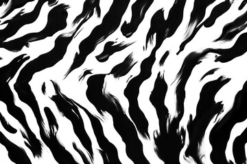 Zebra Print Painted Texture