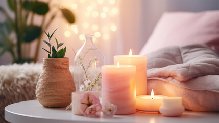 a beautiful room with aromatherapy place