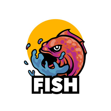 Fish predator logo
