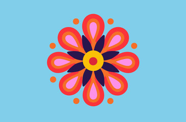 floral background with flowers