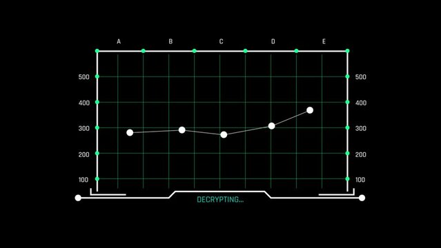 Graphical Hud interface Animated on Black Screen