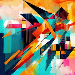 Vibrant colors abstract background