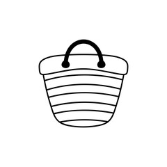 beach bag illustration