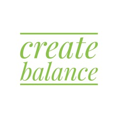 ''Balance'' Quote, Mindfulness Lifestyle Graphic Art