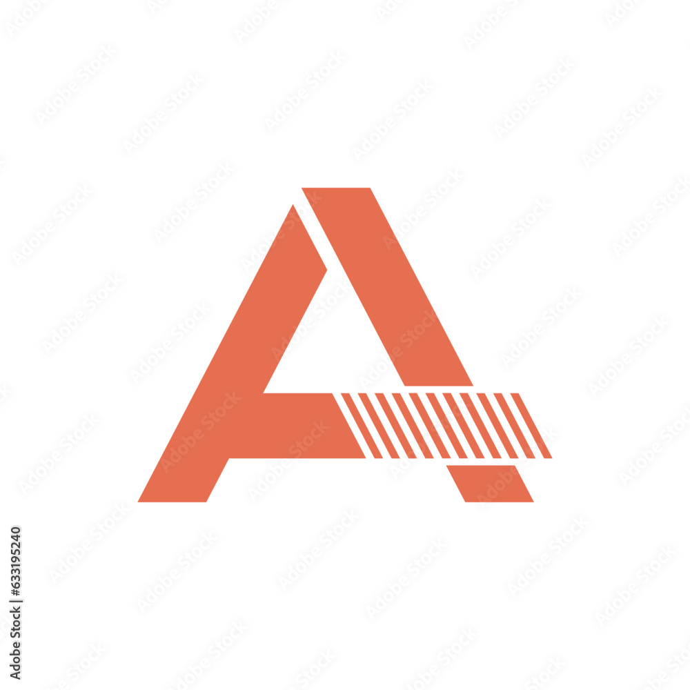 Poster monogram design vector logo. monogram initial letter mark a logo design. monogram design vector logo
