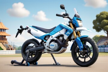 motorcycle on the road