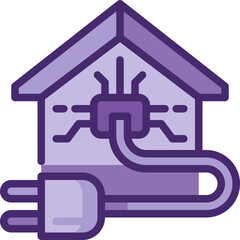 electric two tone icon