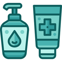 alcohol gel two tone icon