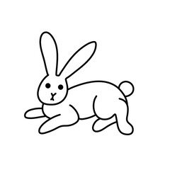 Fototapeta na wymiar rabbit bunny icons. Vector illustrations.